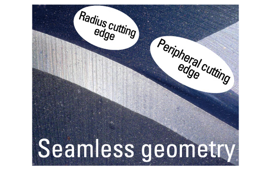 Seamless geometry with Un-equal pitch and irregular helix flutes solved vibration problem