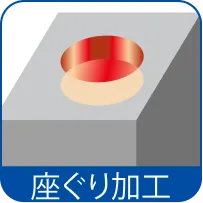 座ぐり加工