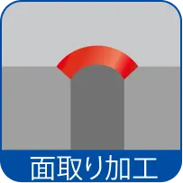 面取り加工